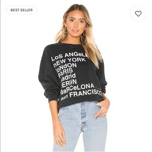 ANINE Bing City Love Sweatshirt - Charcoal XS